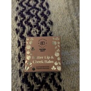 Beautaniq Beauty Butter Lip & Cheek Balm in Peach Blush 0.14oz